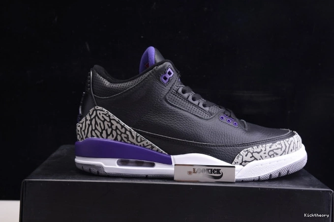 Kicktheory CT8532-050 Purple Black 3 Jordan Air Retro Court 0821